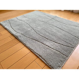 High Density, Fluffy, Super Large, Antibacterial, Odor Resistant, Washable, Functional, Simple, Entrance Mat, Bath Mat, Super Large, Cool Gray, 35.4 x 47.2 inches (90 x 120 cm)