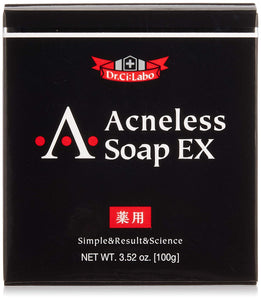 Dr.Ci:Labo Medicated Acneless Soap EX Acne Prevention Soap Adult Acne Standard Weight 100g 1 Month's Supply