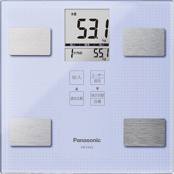 Panasonic EW-FA23-LA Weight/Body Composition Meter, Light Blue