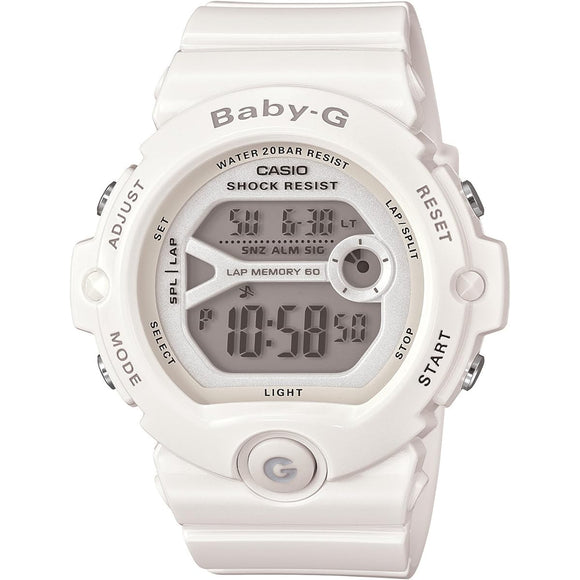 [Casio] Baby Gee FOR SPORTS Wrap/Split Measurement Compatible BG-6903-7BJF White