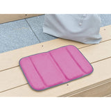 EXGEL MOB01-RO Mobile Cushion, M, Rose Cushion, Does Not Hurt Your Buttocks, Portable, Made in Japan, Foldable, Portable, Compact