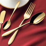 Nagao Tsubamesanjo Dinner Cutlery Set, 10 Pieces, Gold, 18-0 Stainless Steel, Made in Japan