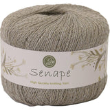 Puppy 10000222 Senape Yarn, Fine Point, 380, Gray Type, 0.9 oz (25 g), Approx. 59.9 ft (180 m), Set of 10