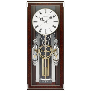 4MN535SR23 Wall Clock, Radio Clock, Karakuri Clock, Melody Included, Sofia Rhythm Clock