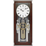 4MN535SR23 Wall Clock, Radio Clock, Karakuri Clock, Melody Included, Sofia Rhythm Clock