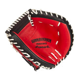 Promark PCM-4253 Soft Catcher's Mitt, Red Orange (Right Throwing)