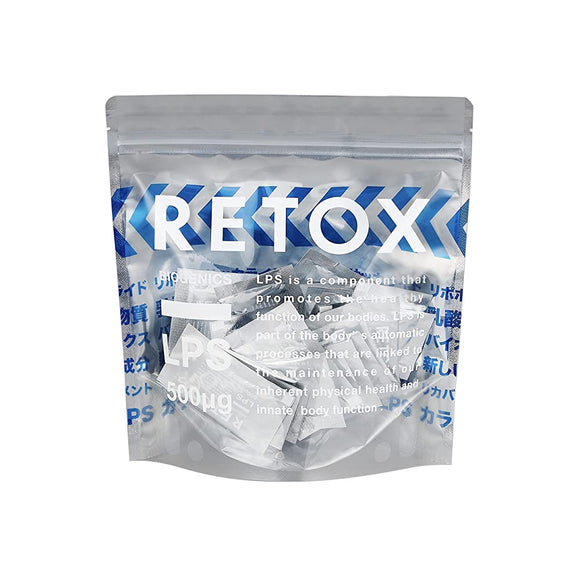 RETOX powder type LPS supplement (lipopolysaccharide) 1 bag / 500 μg per day [30 bags for 1 month] Contains lactic acid bacteria-producing substances