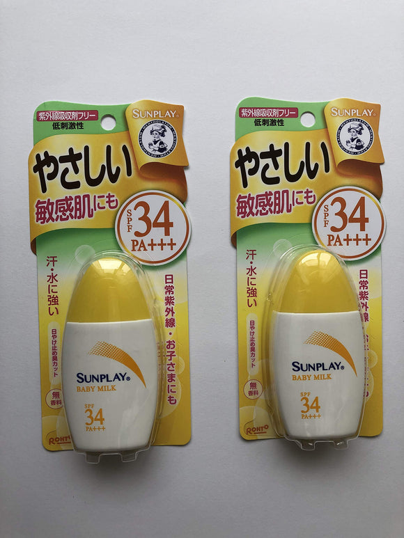 [Set of 2] Mentholatum Sunplay Baby Milk α 30g