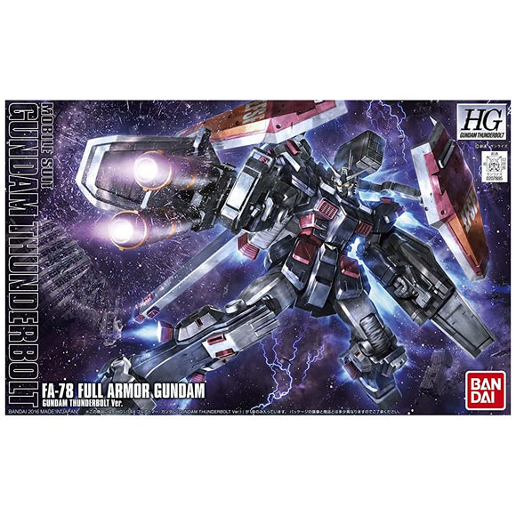 HG Mobile Suit Gundam Thunderbolt, FA-78 Full Armor Gundam 1/144 Scale Color - Coded Plastic Model