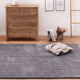 Hagiwara Rug, Gray, Approx. 78.7 x 94.5 inches (200 x 240 cm), Norma, Fluffy, Soft, Warm, Marbled Simple, Plain, Hot Compatible