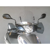 Asahi Windscreen Lead125 Knuckle Visor (Smoke) [Model Number] LE-11