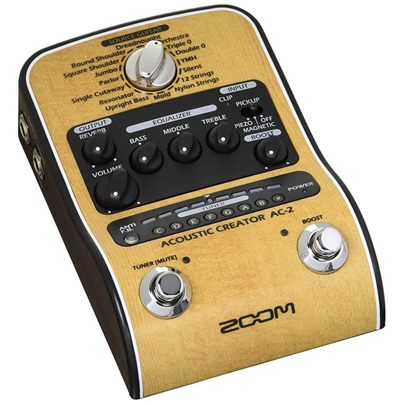 Zoom Zoom acoustic Creator Acoustic Guitar Preamp AC – 2