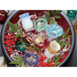 Aderia Tsugaru Vidro F-62199 Glass 12 Month Collection (Ochoko/Guinomi/Cup/Mini Glass) 4 (Flower Viewing)