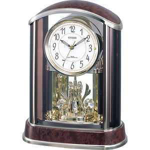 Citizen Place Atomic Clock Analog paruamo-ru r658 N Crystal Ornament Brown (Wood Grain Finish) Citizen 4ry658 – N23