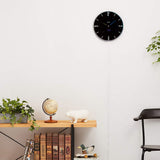 Rhythm Iroria 8RZ197SR02 Wall Clock, Table Clock, 365 Colors, LED, Recommended Color, Changing Function, Black, Diameter 10.6 x 0.8 inches (27 x 2.1 cm)
