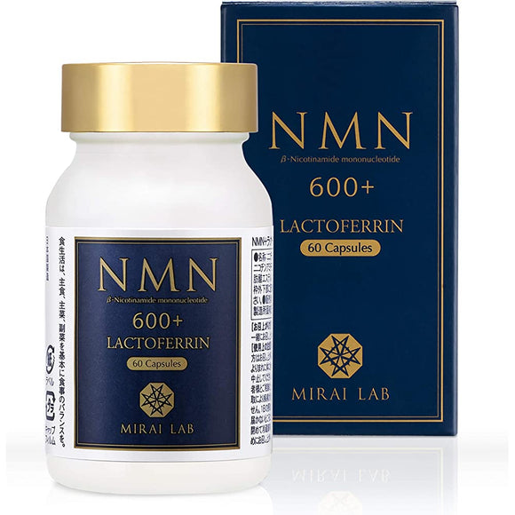 Mirai Labo NMN + Lactoferrin Plus (60 Tablets) Health Supplement Aging Care Supplement Acid Resistant (Made in Japan)