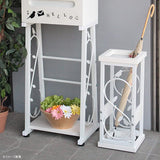 Yamasoro Umbrella Stand Umbrella Stand White Height 55cm Elegant Style Nico 70-701