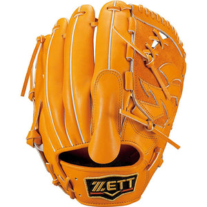 Zett BRGB30111 Soft Baseball Grab for Pro Status Pitcher, For Right/Left Throwing, Size: 4