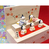 Craftsman House Hina Dolls, Five Hinama, Wooden Box Decoration