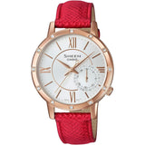 [Casio] SHE-3046GLP-7BJF Women's Watch [Domestic Genuine] SHE-3046GLP-7BJF Women's Red