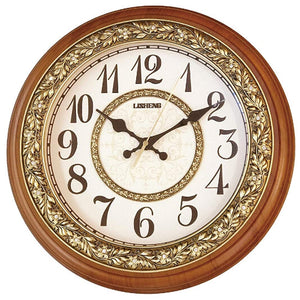 Wall Clock: Victorian Palace Wall Clock (Round) Brown