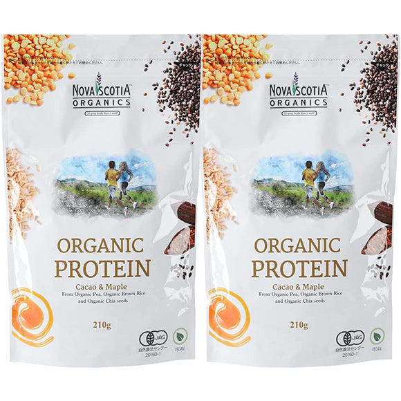 Organic protein cacao & maple 210g 2 bags set