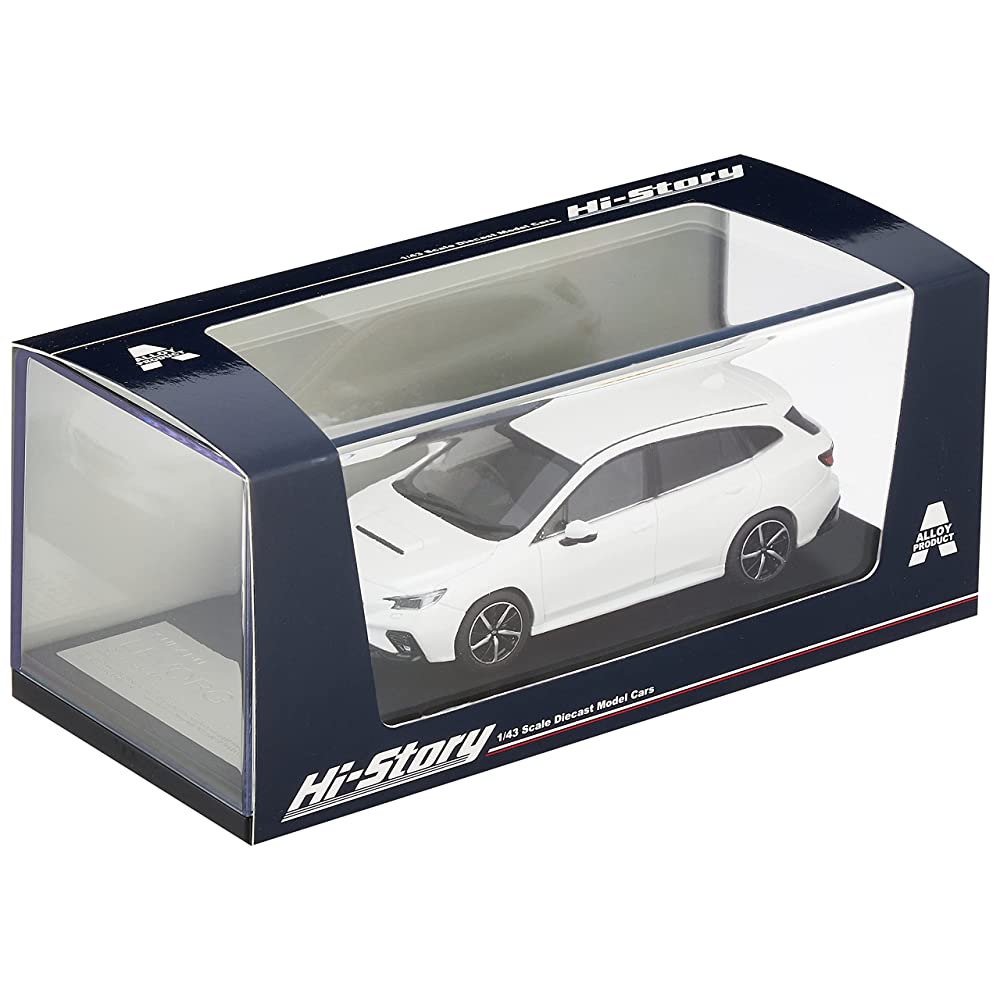 Hi Story 1/43 Subaru LEVORG GT-H (2020) Crystal White Pearl Finished Product