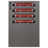 KATO 10-1413 N Gauge Alps Red Passenger Car Ew I 4 Car Basic Set