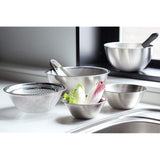 Sori Yanagi Stainless Steel Bowls, Set of 5, Full Size (5.1, 6.3, 7.5, 9.1, 10.6 inches/13, 16, 19, 23, 27 cm).