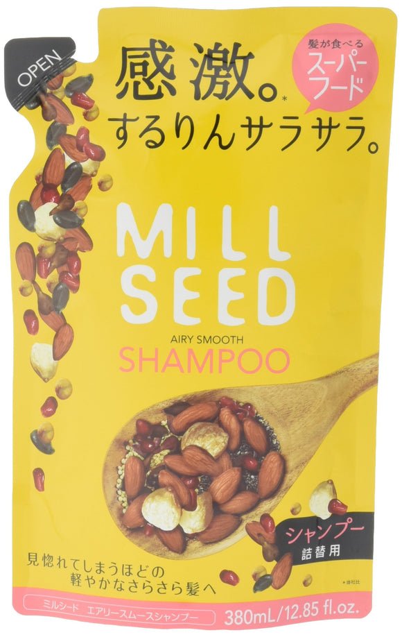 Millseed Airy Smooth Shampoo Refill (380mL)