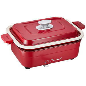 Tiger Thermos CRK-A100-RM Hot Plate, Party Plate, Red