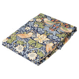 Nishikawa Morris Gallery PI07800620NV Comforter Cover, Single, Morris Gallery, Strawberry Thief, 100% Cotton, Easy to Put On and Take Off, Made in Japan, Navy