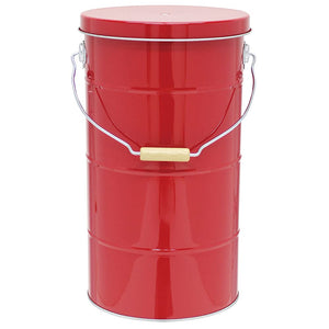 Watanabe Metal Industries RS10R Rice Stocker, Red, Large