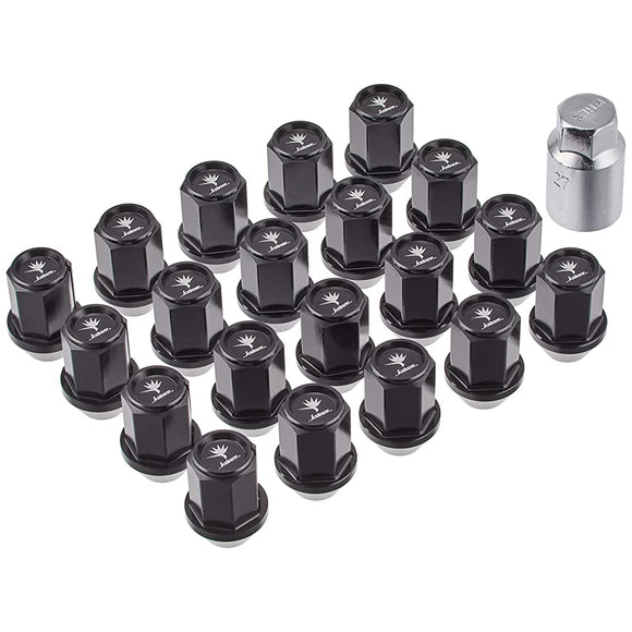 kranze (kurentuxe) Lock & Lock Nut (Nuts) System (M12 x P1 X 5) 20 Pack Package (Nuts 16 Pcs Lock 4 Pcs Key Adapter 1 Pcs) [Toyota, Mitsubishi, Honda, Mazda, Daihatsu Car (Some Car Except) ] 52710