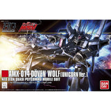 Bandai Hobby #160 HGUC AMX-014 Unicorn Version Doven Wolf Model Kit, 1/144 Scale