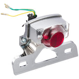 POSH 296436 Tail Lamp, Standard Type, Plated Stay/Red Lens, APE 50-2007