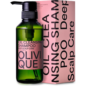 Olivique Scalp Shampoo for Women Oil Cleansing 325ml Beauty Salon Exclusive Olive Oil Argan Oil Harikoshi Amino Acid Shampoo Made in Japan