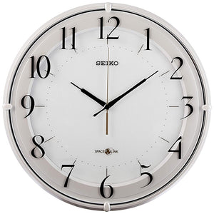 Seiko clock wall clock Satellite Atomic Analog Space Link Space Link White Pearl gp216 W Seiko