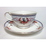 Noritake MJ97221/H-613L Cup & Saucer (Both Coffee and Tea), 6.4 fl oz (190 cc), Kiki's Delivery Service, Blue, Bone China