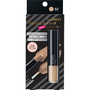 International Cosmetics The Saem Concealer Duo 02 Rich Beige 4.5 4.2G