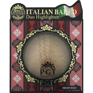 Parganton Baked Duo Highlighter Bh15 Bright Beige 7.7G