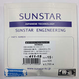 Sunstar 525-15T VTR1000F 411-15 Front Sprocket