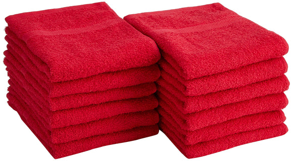 TO Color Towel 220 momme (12 pieces) Red