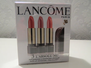 Lancome Lapsolue Rouge 3 bottles set