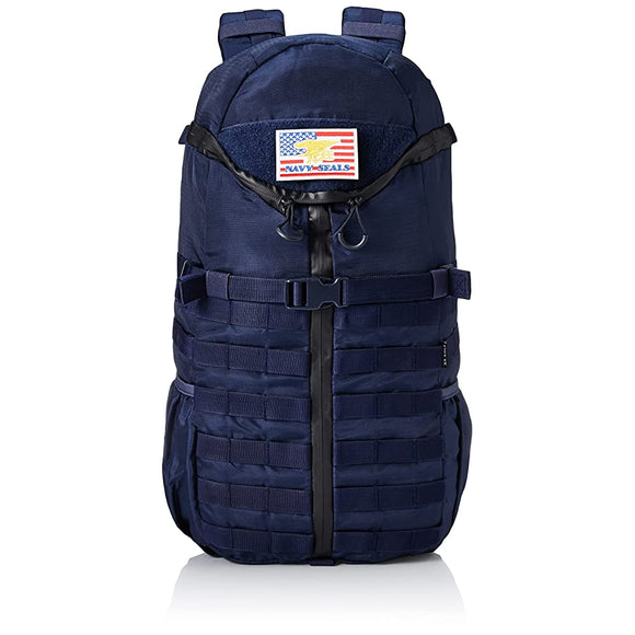 F Style F-SD010440 Rucksack with Embroidered Patches, Waterproof Fabric, Center Zipper Assault 3 Day Rucksack