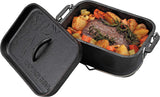 CAPTAIN STAG UG-3063 Dutch Oven, Iron Casting, Square Type, Dutch Oven, No Seasoning Needed