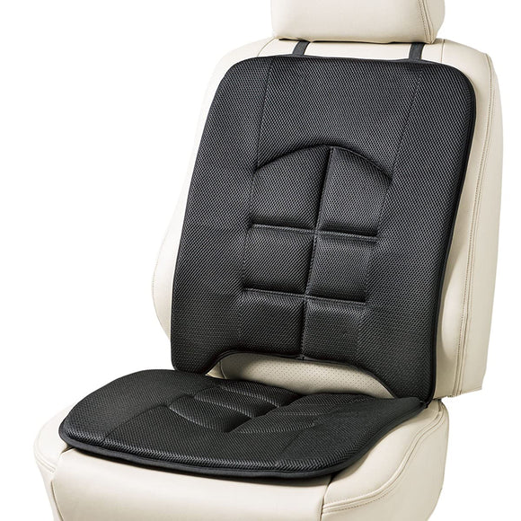 Bonform 5656-07BK Seat Cushion, Binchotan Deodorizing Cushion, For Light Normal Cars, Double, Binchotan Deodorizing, Fully Washable, Stopper, Double 17.7 x 38.2 x 0.8 inches (45 x 97 x 2 cm), Black