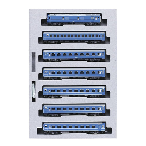 KATO 10-855 N Gauge 24 Series 25 Sleeping Express Fuji Basic 7-Car Set Railway Model Passenger Car