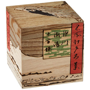 Super Solid (Three-Dimensional) Paulownia Box (Multi-sided) Eagle Over 100,000 Acre Plain at Susaki, Fukagawa ('Juman-tsubo')