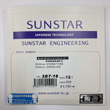 SUNSTAR 3B7-16 Front Sprocket, 520-16T, GPZ900, 750R, Zephyr1100, ZZR1200, 520 Convert, etc.